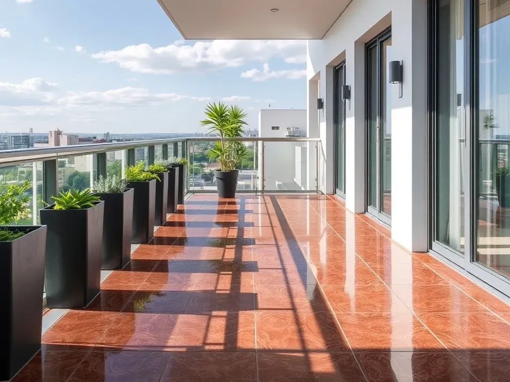 Posadzki żywiczne na balkon i taras