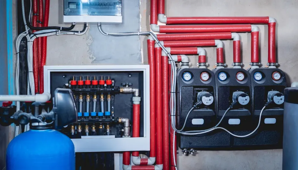 Grupa pompowa w instalacji grzewczej